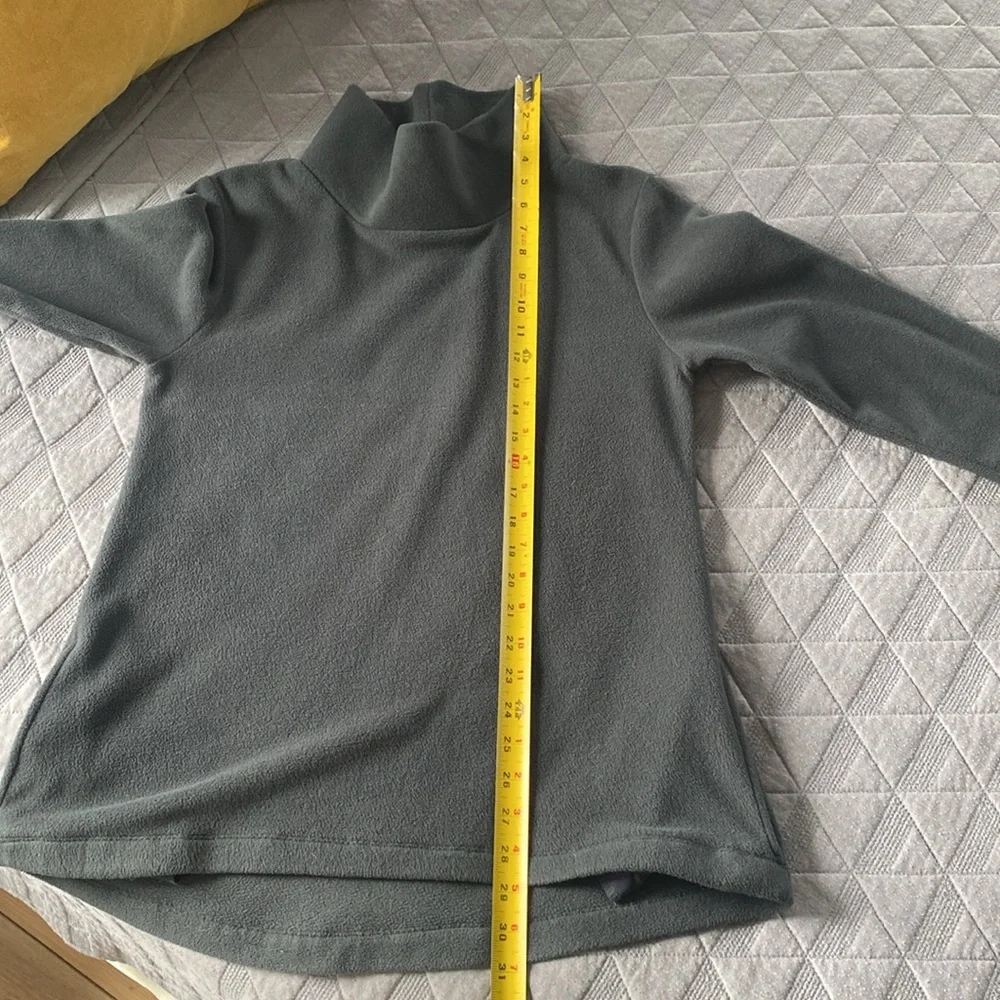 Dudley Stephens Cobble Hill Vello Fleece Turtleneck Steel Grey - Picture 10 of 10